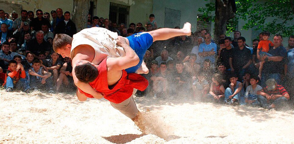 Chidaoba, Georgian folk wrestling