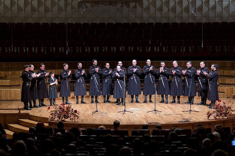 Ensemble Basiani singing Georgian polyphony