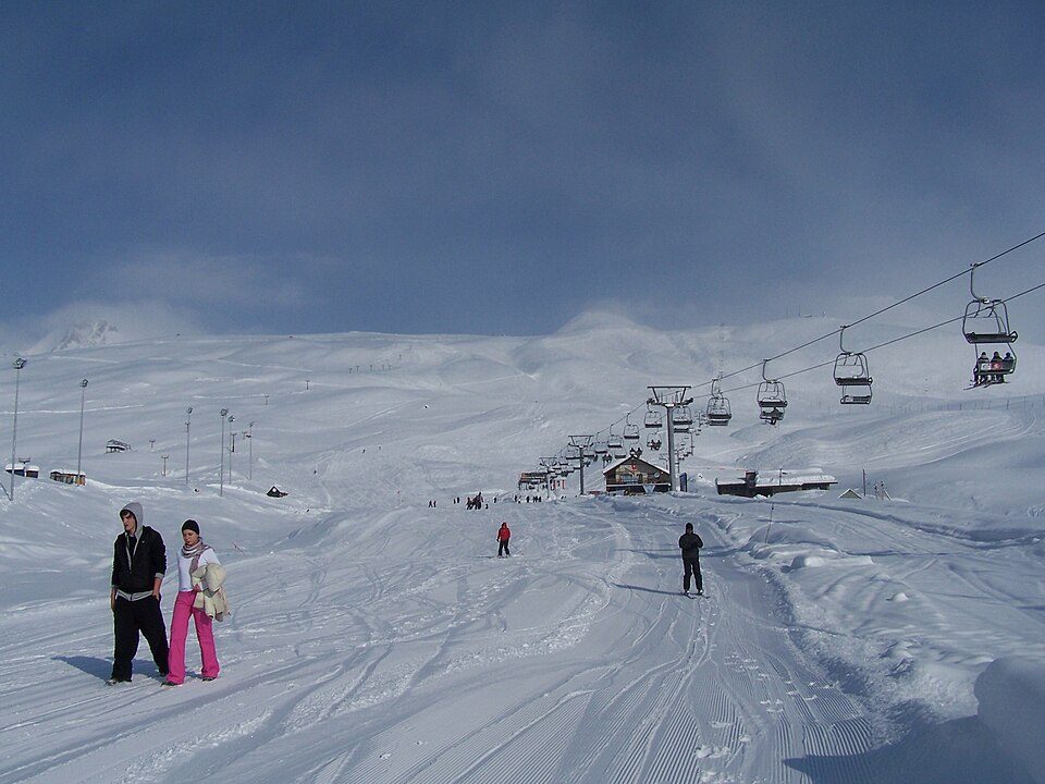 Ski slopes at Gudauri